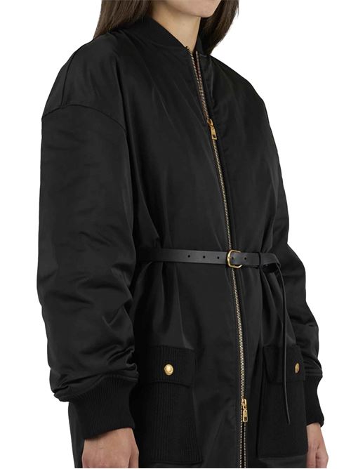 Piumino in tessuto vela con cintura Elisabetta Franchi | PK01D66E2110